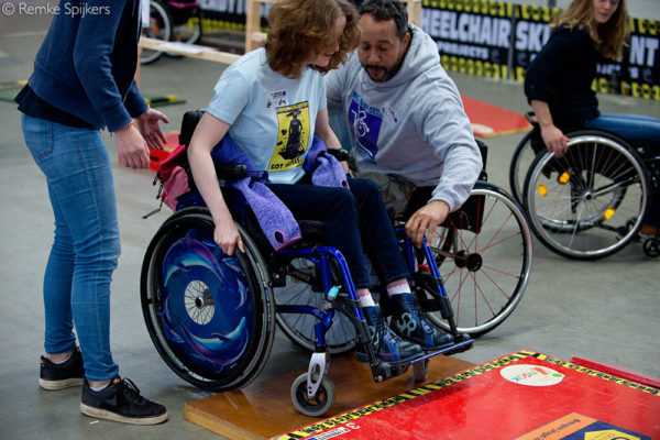 Nederland, Utrecht, 21-10-2017Wheelchairskills-event 2017 door K-J ProjectsFotografie: Remke Spijkers www.remkespijkers.com