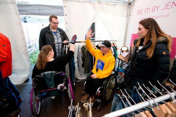 Nederland, Utrecht, 21-10-2017Wheelchairskills-event 2017 door K-J ProjectsFotografie: Remke Spijkers www.remkespijkers.com