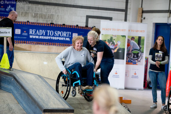 Nederland, Utrecht, 21-10-2017Wheelchairskills-event 2017 door K-J ProjectsFotografie: Remke Spijkers www.remkespijkers.com